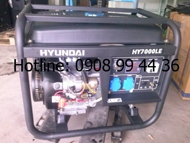 Máy phát điện gia đình 2kw Hyundai HY2500LE - Máy trần - Chạy xăng - Đề nổ