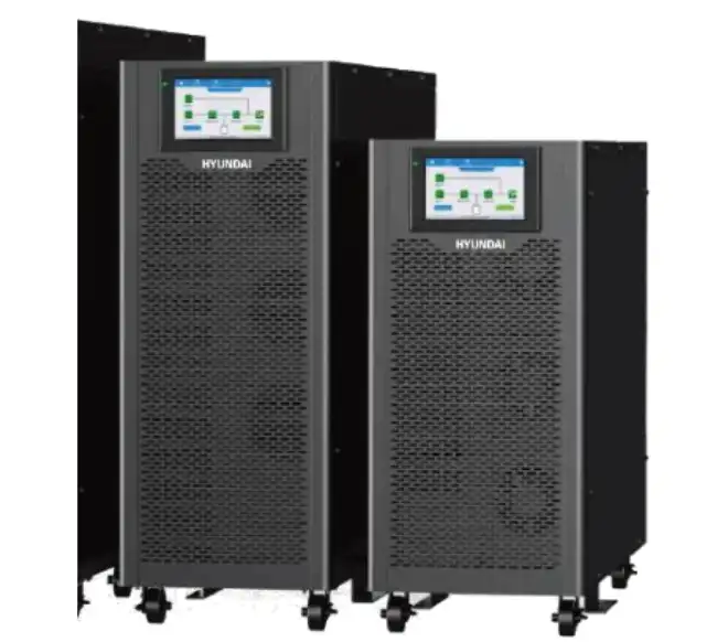 Bộ lưu điện Hyundai HD-15Ki 3 pha vào 3 pha ra công suất 15KVA sử dụng pin trong